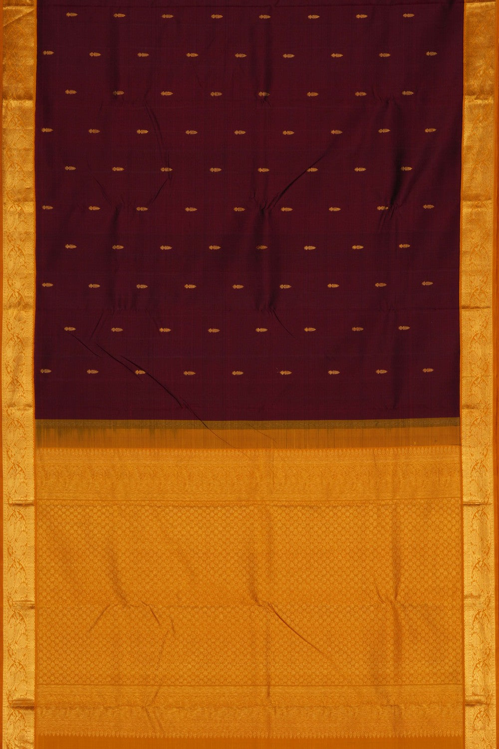 Image of Arani Silk Maroon Saree